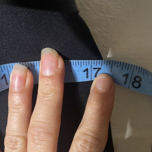 Badgley Mischka Black Long Strapless Gown SZ 8 Metallic Red At Top Formal Weddin - Picture 8 of 12